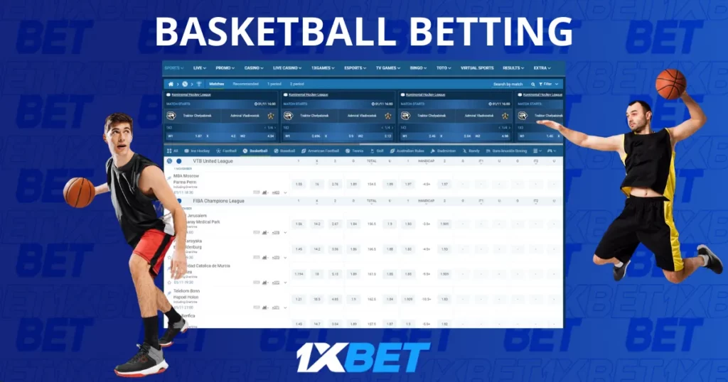 1xBet Bets on Basketball Malaysia