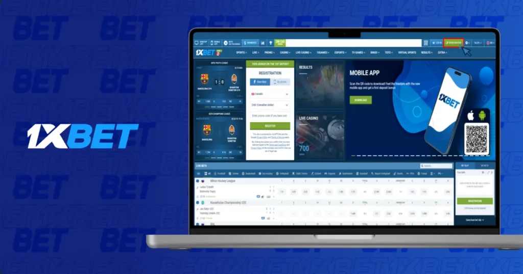 1xBet How to Register on Android in Malaysia